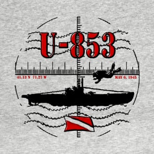 Wreck dive WWII German submarine scuba diving U-853 U-boat Scuba Original T-Shirt